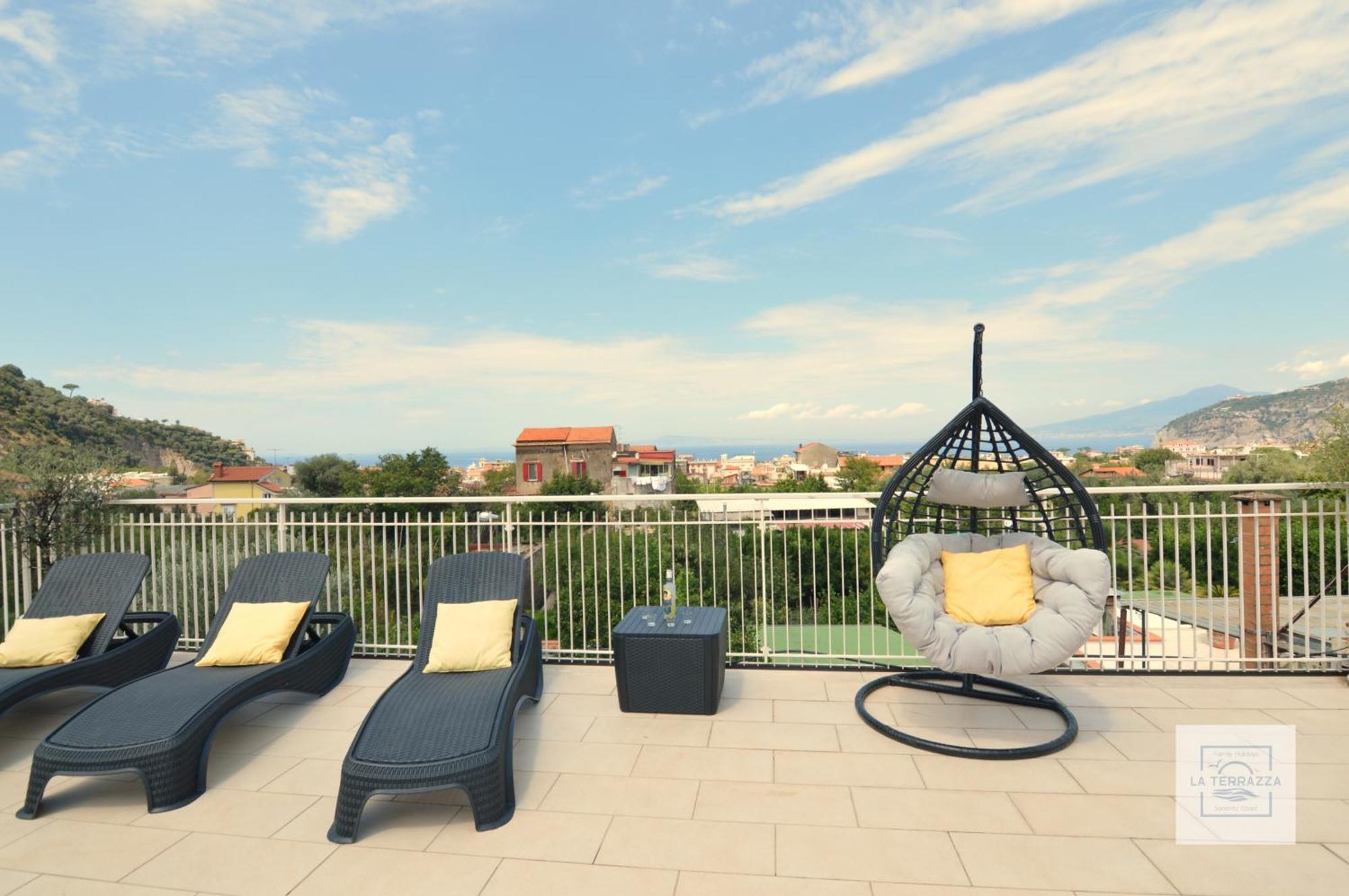 La Terrazza Family Holidays - Sorrento Coast Sant'Agnello Bagian luar foto